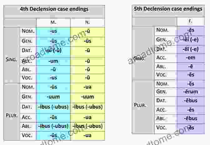 A Chart Displaying The Declension Of Kurmanji Nouns In Different Cases. KURDISH GRAMMAR: KURMANJI Reference