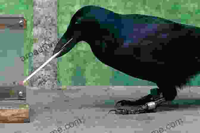 A Crow Using A Tool To Retrieve Food, Demonstrating Its Advanced Cognitive Abilities Advances In The Study Of Behavior (ISSN 29)