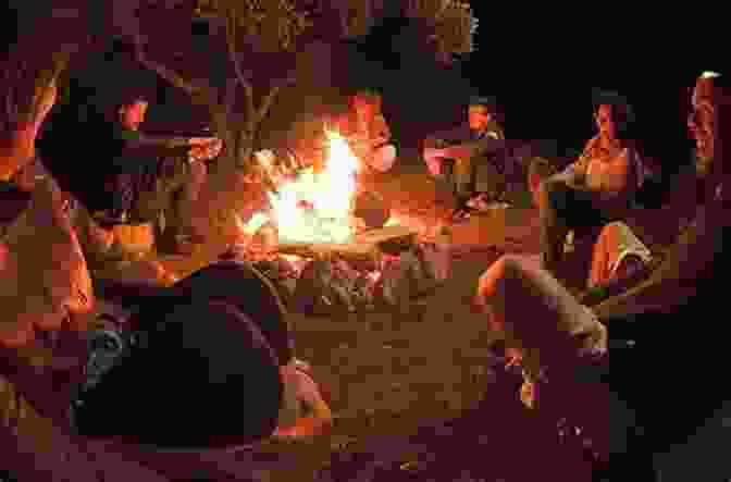 A Group Of People Sitting Around A Campfire, Laughing And Talking. How To Survive Death And Other Inconveniences (American Lives)