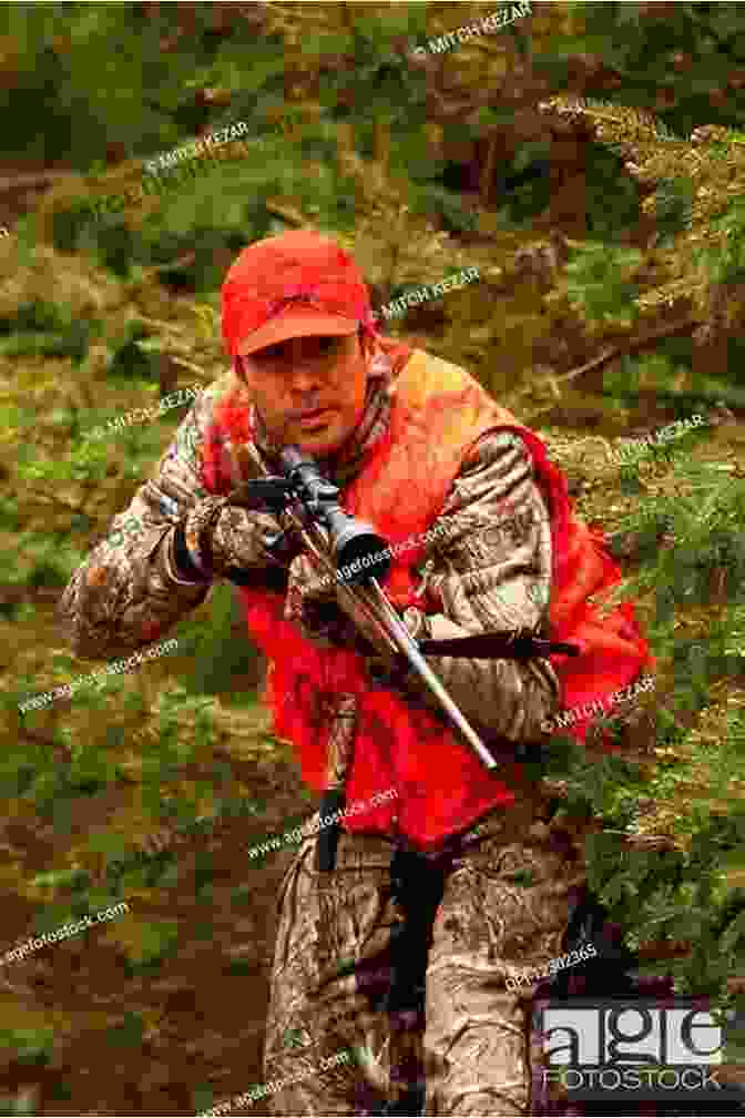 A Hunter In Blaze Orange Gear Aiming A Rifle At A Whitetail Deer In The Woods Blaze Orange: Whitetail Deer Hunting In Wisconsin