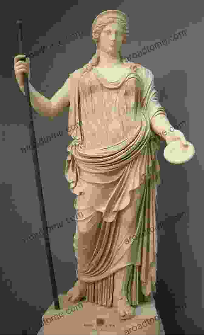 A Majestic Statue Of Hera, The Queen Of The Gods, In Flowing Robes With A Crown Adorned With Peacocks Seven Goddesses Of The Hellenistic World: Ancient Worship For Modern Times