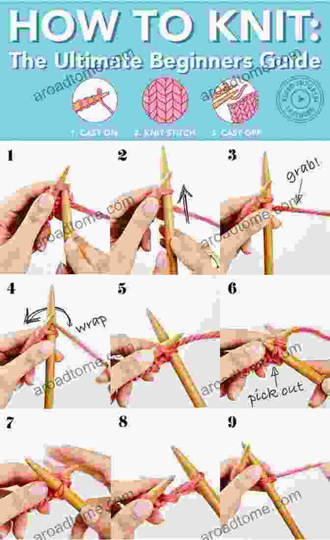 A Step By Step Guide To The Basic Knitting Techniques Knit Happy With Self Striping Yarn: Bright Fun And Colorful Sweaters And Accessories Made Easy