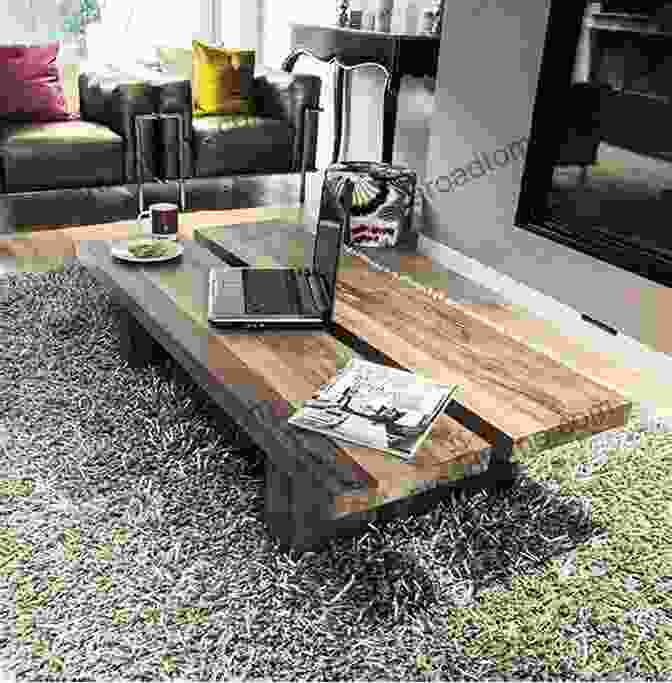 A Stunning Coffee Table Made From Reclaimed Wood, Showcasing The Beauty And Functionality Of Lean Modern Furniture Crafted From Salvaged Materials Guerilla Furniture Design: How To Build Lean Modern Furniture With Salvaged Materials