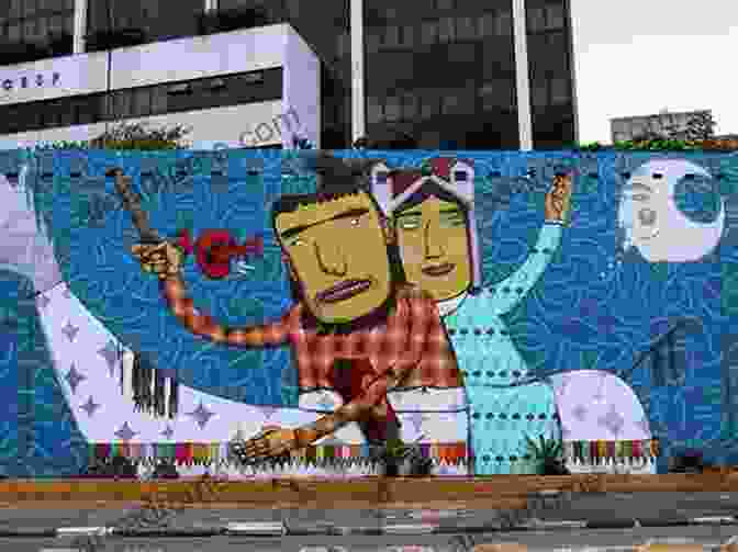 A Stunning Mural By Nina Pandolfo Depicting The City's Vibrant Energy The City Of Sao Paulo By Graffiti