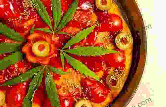 A Tempting Display Of Cannabis Infused Dishes, Showcasing The Culinary Possibilities Of The Plant. Complete Guide To Cannabis Edibles: Cmprehensive Guide On Cannabis Edibles For A Modern Cannabis Kitchen