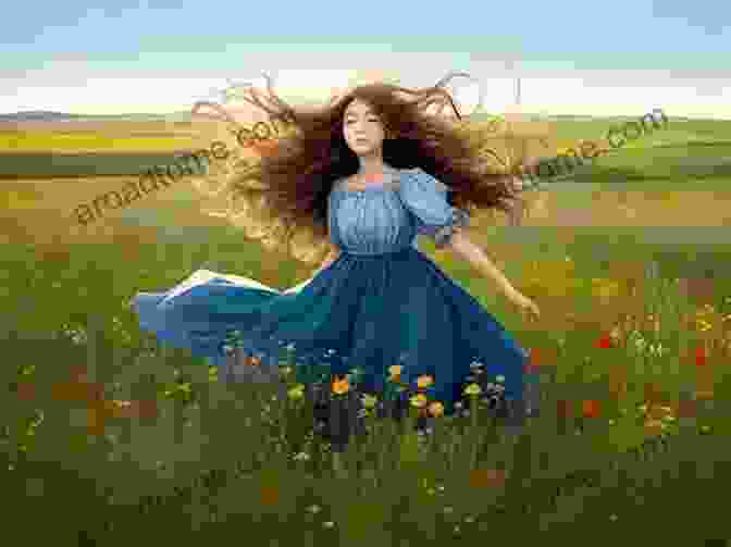 A Woman Standing In A Field Of Wildflowers With A Gentle Breeze Blowing Through Her Hair Robin S Winter Song Suzanne Barton