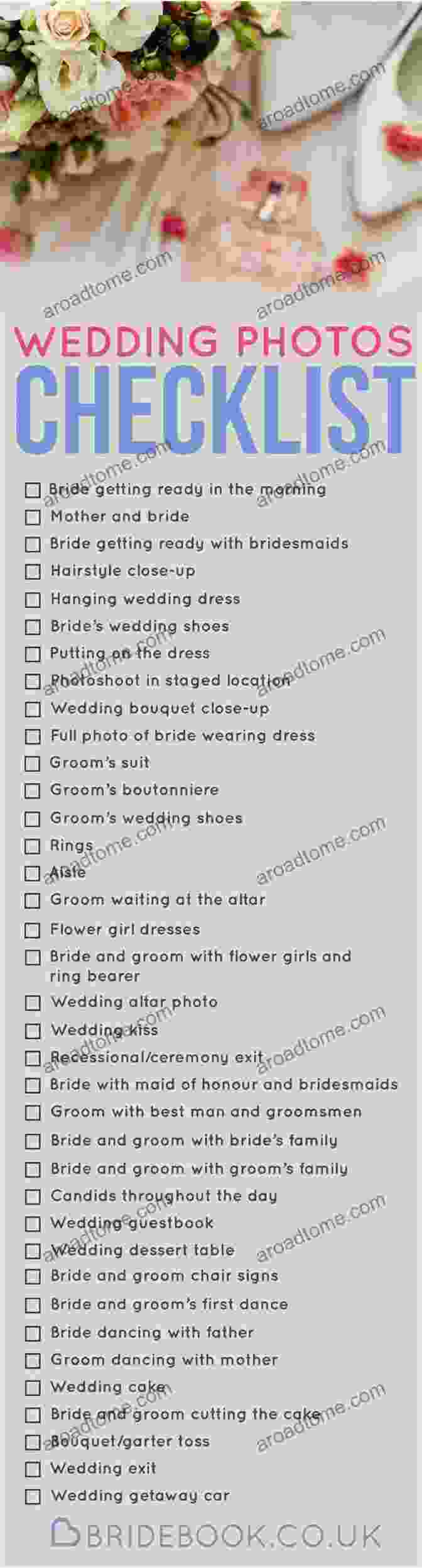 All Guests The Wedding Photography Checklist (The Wedding Planning Checklist 1)