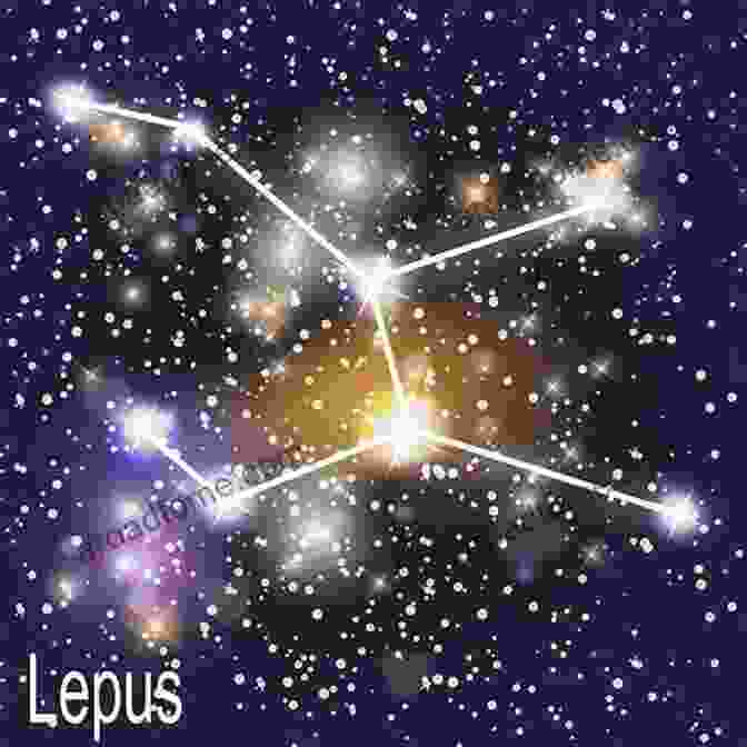 An Artistic Depiction Of The Constellation Lepus, Representing The Trickster Rabbit, Its Mischievous Nature Captured In Intricate Star Patterns. Follow The Drinking Gourd (Night Sky Stories)