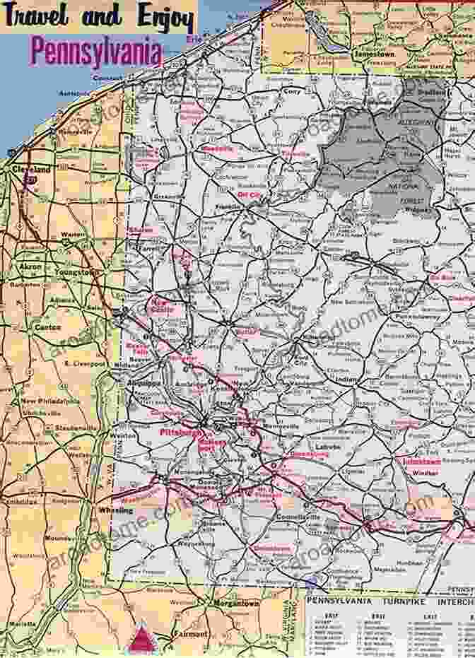 Detailed Map Of Western Pennsylvania Western Pennsylvania All Outdoors Atlas Field Guide