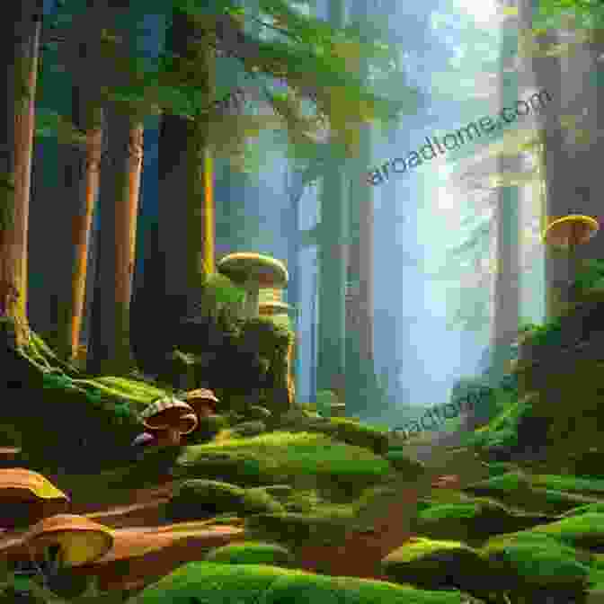 Enchanted Forest With Towering Trees And Mystical Creatures DREAMSCAPES Vol 1: Digital Art Wayne Pease