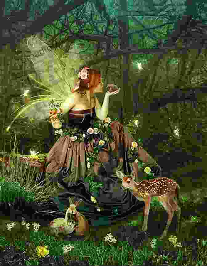 Enchanting Image Of Faeries And Nature Spirits Surrounded By Lush Greenery And Sparkling Light Magical Faery Plants: A Guide For Working With Faeries And Nature Spirits