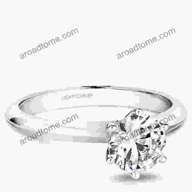 Engagement Ring Model Cc 46 Elegantly Adorning A Woman's Hand, Symbolizing A Profound Bond Of Love And Commitment. Engagement Ring Model (CC 46)