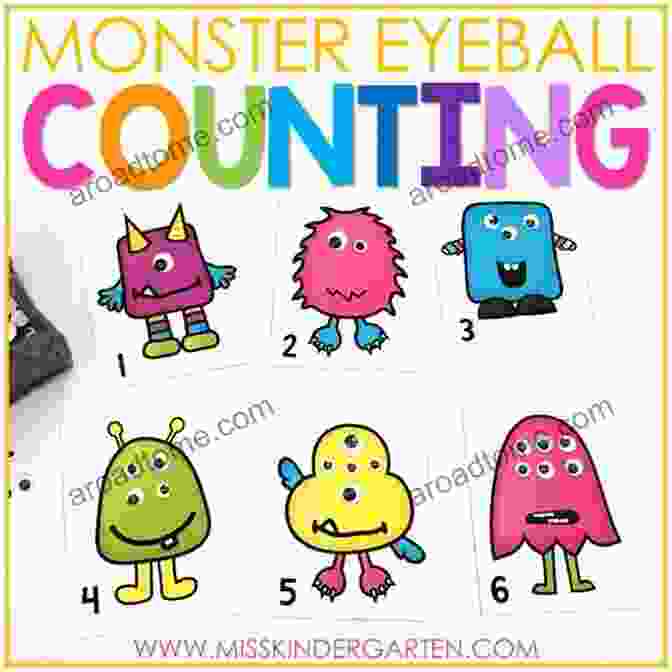 Group Of Cute Monsters Counting On Their Fingers Monster Counting For Preschoolers Numbers 1 20 (Counting Preschool 2)