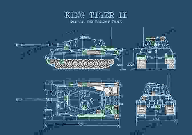 Intricate Blueprint Of A Tank's Design Tanks Encyclopedia Magazine #2 Wayne Muller