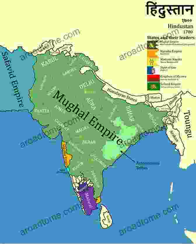 Map Of The Mughal Empire During Its Peak The Siyar Ul Mutakherin A History Of The Mahomedan Power In India During The Last Century Revised From The Translation Of Haji Mustefa And Collated With The Persian Original By John Briggs