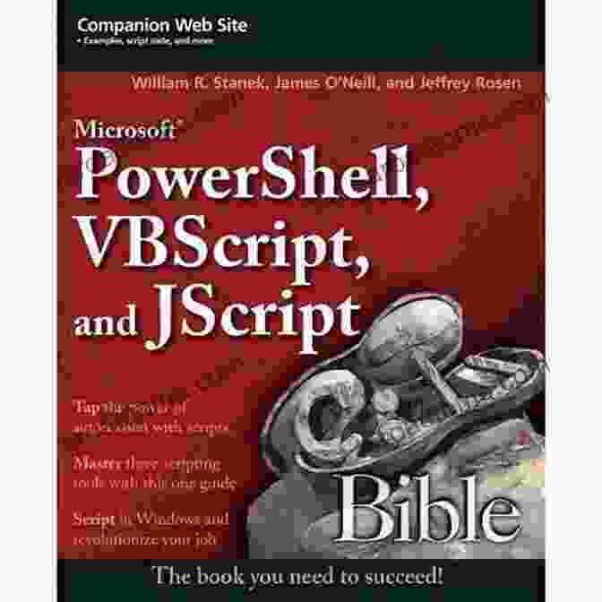 Microsoft PowerShell, VBScript, And JScript Bible Book Cover Microsoft PowerShell VBScript And JScript Bible