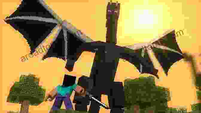 Minecraft Steve Battling The Mighty Ender Dragon Minecraft: Amazing Adventures Of Minecraft Steve 1 (Unofficial Minecraft Book) Minecraft Diary Prequel By Wimpy Fan)