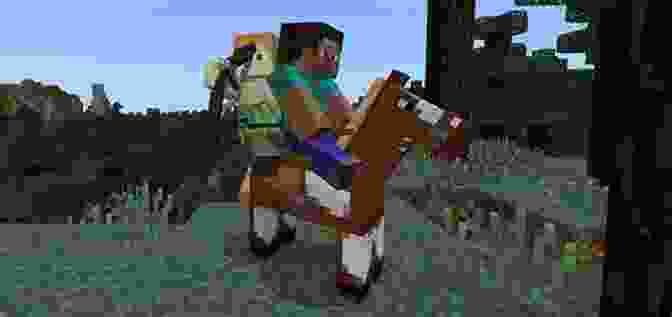 Minecraft Steve Riding A Horse Through A Lush Forest Minecraft: Amazing Adventures Of Minecraft Steve 1 (Unofficial Minecraft Book) Minecraft Diary Prequel By Wimpy Fan)