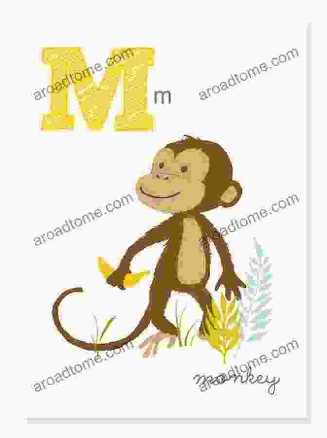 Playful Monkey Illustration ABC S For Girls (Alphabet With Cute Little Animals Baby Children S Toddler Book)