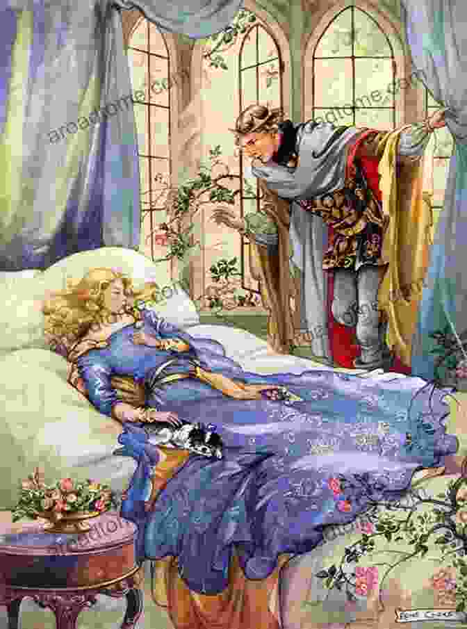 Romantic Fairy Tale Illustration Featuring A Princess And A Knight The Making Of Romantic And Fairy Tale Vintage Illustrations An Illustrated For Adults