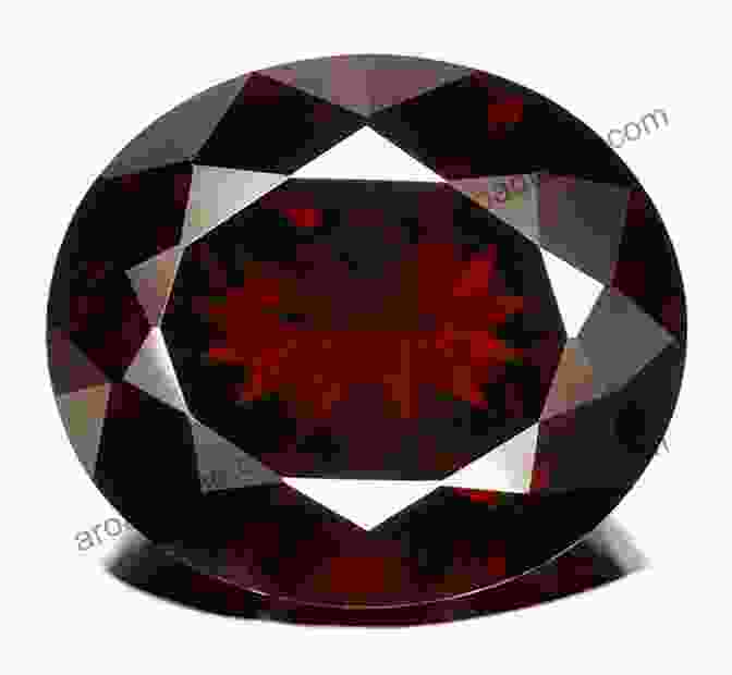 Round Cut Garnet With Deep Red Color Australian Gemstones: Ornamental Gem Materials Emeralds Garnets Synthetic Gemstones