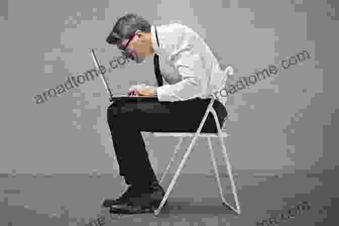 Woman Hunched Over At Desk With Poor Posture The Back Sufferers Bible Sarah Key