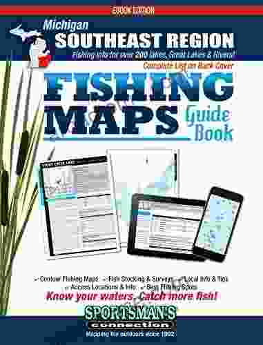 Michigan Southeast Region Fishing Map Guide